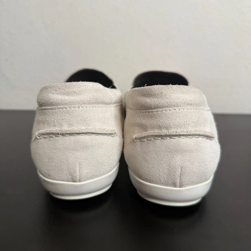 Bruno Magli Suede Leather Off White Balestra Loafers Mens 11  display picture 3